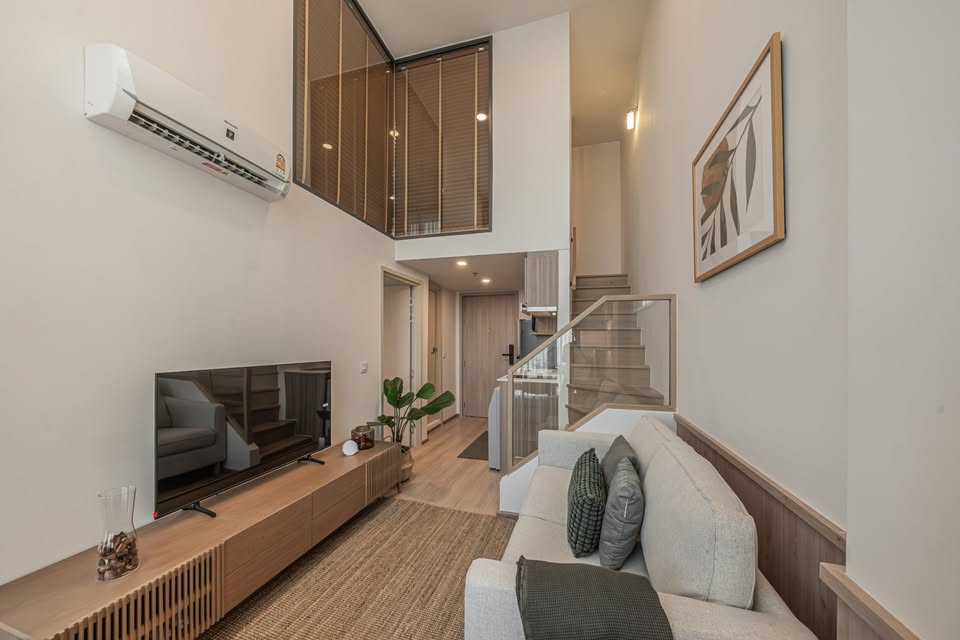 🌿 Life Rama 4 - Asoke 🌿 ห้องแต่งสวย เฟอร์ครบ 🛏 2 ห้องนอน 1 ห้องน้ำ 48 ตร.ม ใกล้ MRT Queen Sirikit Convention Center