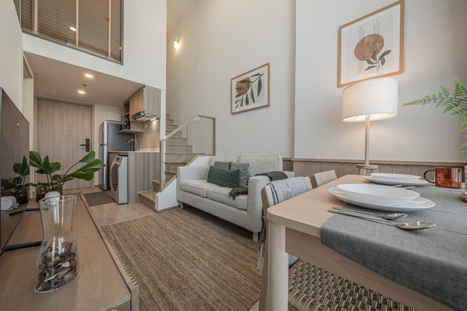 🌿 Life Rama 4 - Asoke 🌿 ห้องแต่งสวย เฟอร์ครบ 🛏 2 ห้องนอน 1 ห้องน้ำ 48 ตร.ม ใกล้ MRT Queen Sirikit Convention Center