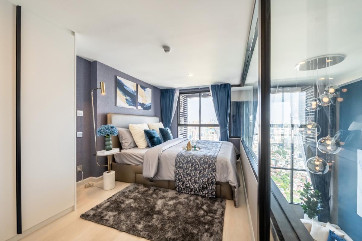 🌿 Knightsbridge Prime Sathorn 🌿 ห้องแต่งสวย ชั้นสูง วิวดีมากๆ 🛏 1 ห้องนอน 44 ตร.ม ราคาต่อรองได้!!! - ติด BTS ช่องนนทรี