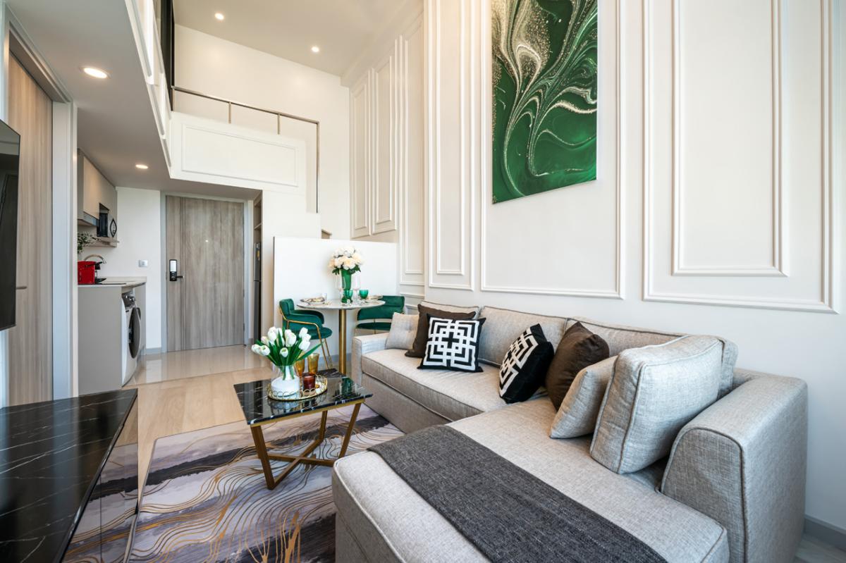 🌿 Knightsbridge Prime Sathorn 🌿 ห้องแต่งสวย ชั้นสูง วิวดีมากๆ 🛏 1 ห้องนอน 44 ตร.ม ราคาต่อรองได้!!! - ติด BTS ช่องนนทรี