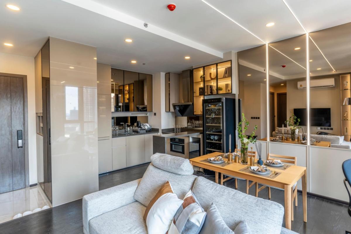 🌿 Park Origin Thonglor 🌿 ห้องใหญ่ สวย เฟอร์ครบ ใจกลางเมือง 🏙️ 2 ห้องนอน 65.53 ตร.ม - BTS Thong Lor